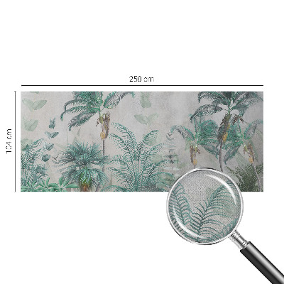 3D-Fototapete fürs Schlafzimmer Exotische Oase