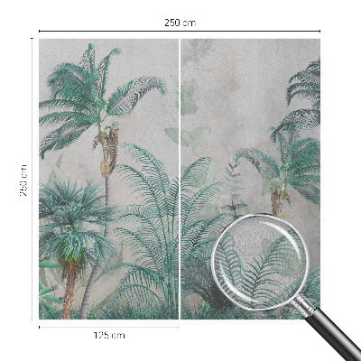 3D-Fototapete fürs Schlafzimmer Exotische Oase