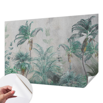 3D-Fototapete fürs Schlafzimmer Exotische Oase