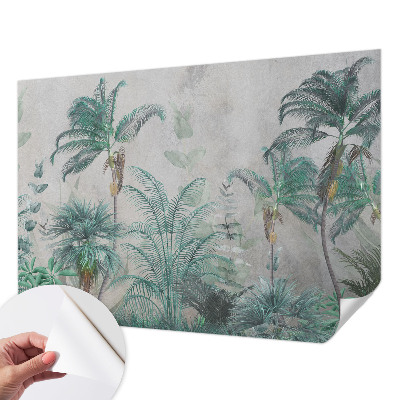 3D-Fototapete fürs Schlafzimmer Exotische Oase