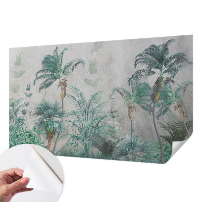 3D-Fototapete fürs Schlafzimmer Exotische Oase