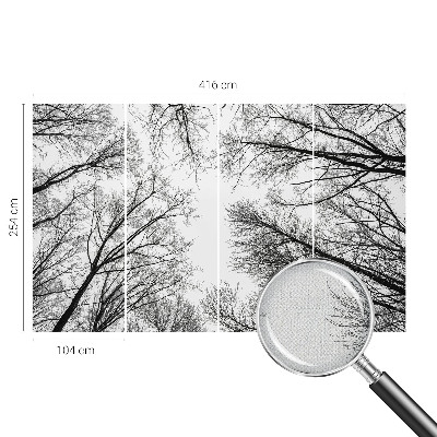 Hochwertige Bildtapete Kahle Äste