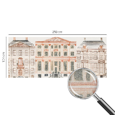 Vintage tapete Klassische Gebäude