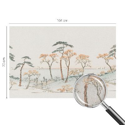 Moderne Fototapete nach Maß Friedliche Landschaft