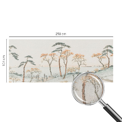 Moderne Fototapete nach Maß Friedliche Landschaft