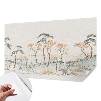 Moderne Fototapete nach Maß Friedliche Landschaft