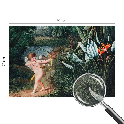 Selbstklebende Fototapete für die Wand Der liebenswerte Amor