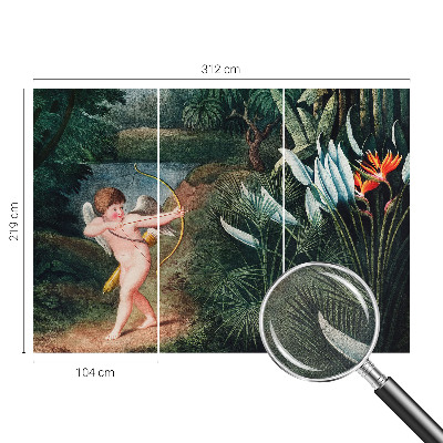 Selbstklebende Fototapete für die Wand Der liebenswerte Amor