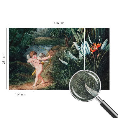 Selbstklebende Fototapete für die Wand Der liebenswerte Amor