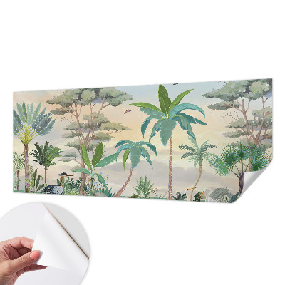 3D-Fototapete fürs Schlafzimmer Exotische Flora