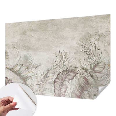 Vintage tapete Dekorative Blätter