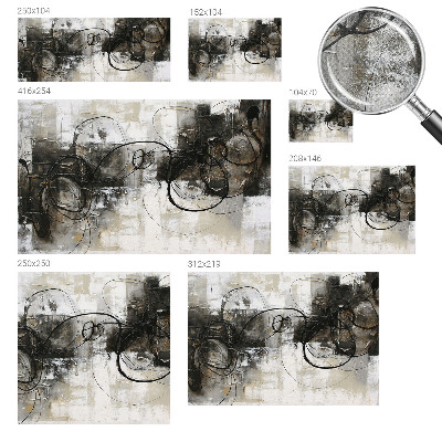 Hochwertige Bildtapete Abstrakter Wirbel