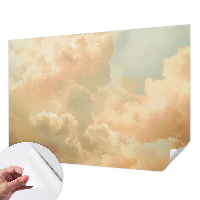 Selbstklebende Fototapete fürs Schlafzimmer Ätherische Wolken