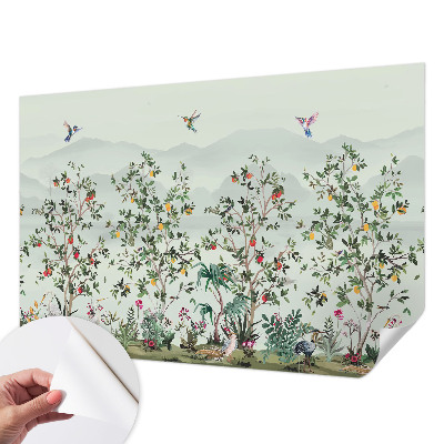 3D-Fototapete Exotische Bäume