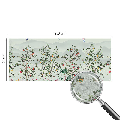 3D-Fototapete Exotische Bäume