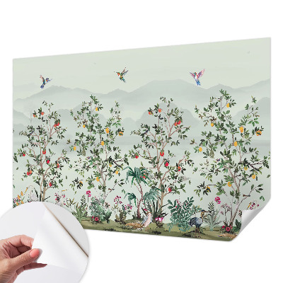 3D-Fototapete Exotische Bäume