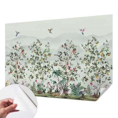 3D-Fototapete Exotische Bäume