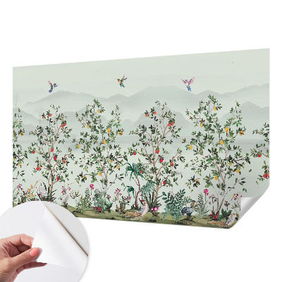 3D-Fototapete Exotische Bäume