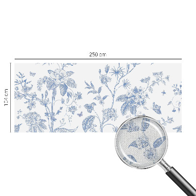 Fototapete in 3D-Optik Blumenmuster