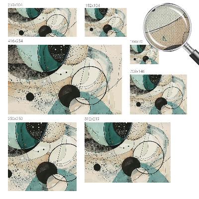 Fototapete nach Maß Bunte Kreise