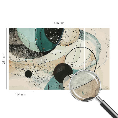 Fototapete nach Maß Bunte Kreise