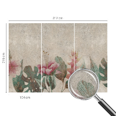 Motivtapete nach Maß Zarte Flora