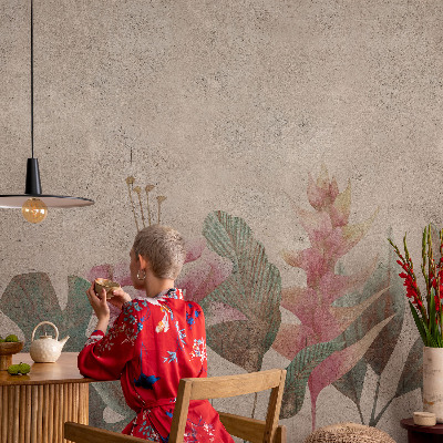 Motivtapete nach Maß Zarte Flora