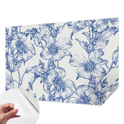 3D-Fototapete fürs Schlafzimmer Blütenzweige