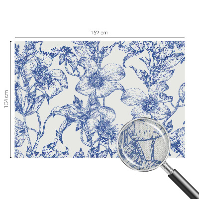 3D-Fototapete fürs Schlafzimmer Blütenzweige