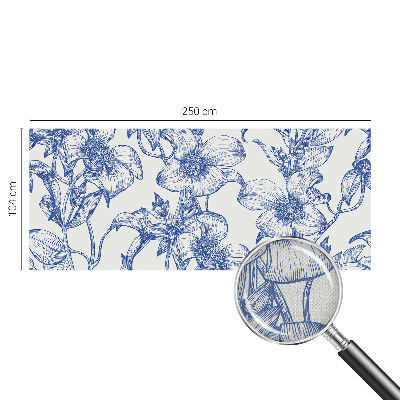 3D-Fototapete fürs Schlafzimmer Blütenzweige