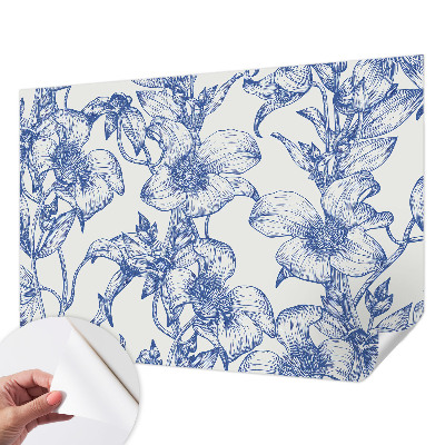 3D-Fototapete fürs Schlafzimmer Blütenzweige