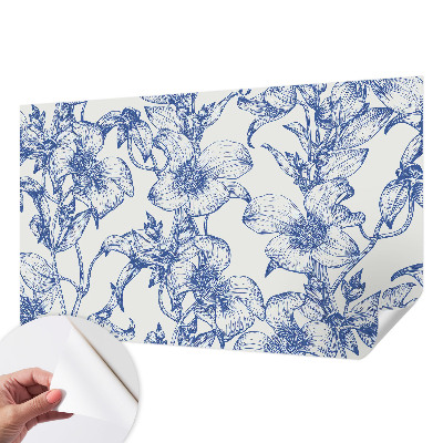 3D-Fototapete fürs Schlafzimmer Blütenzweige