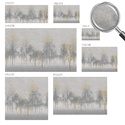 Hochwertige Bildtapete Harmonie des Waldes