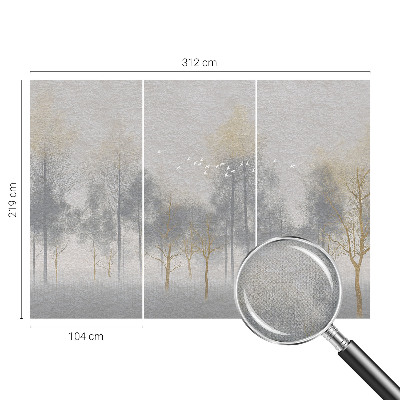 Hochwertige Bildtapete Harmonie des Waldes