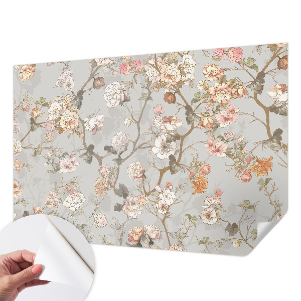 Motivtapete fürs Wohnzimmer Romantisches Muster