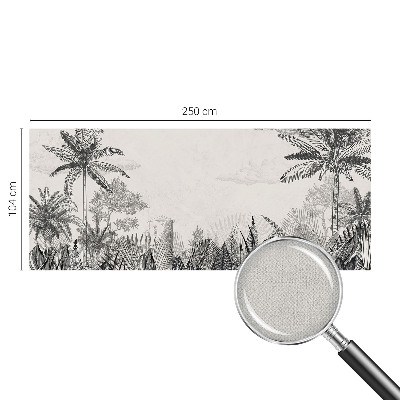 Selbstklebende Fototapete für die Wand Tropische Landschaft