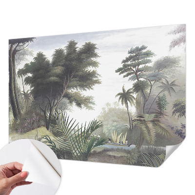 Vintage tapete Exotische Landschaft