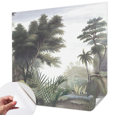 Vintage tapete Exotische Landschaft