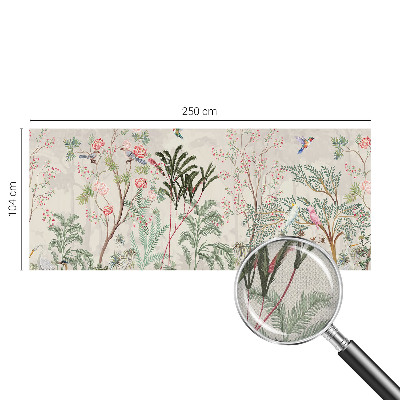 Selbstklebende Fototapete fürs Schlafzimmer Tropische Oase