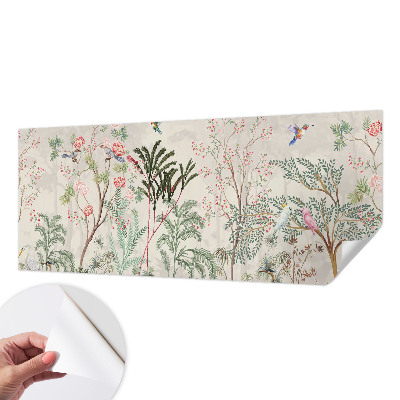 Selbstklebende Fototapete fürs Schlafzimmer Tropische Oase