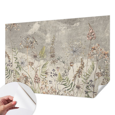 Selbstklebende Fototapete fürs Kinderzimmer Wildpflanzen