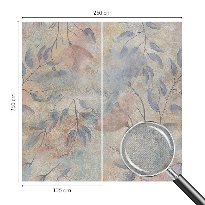 3D-Fototapete Abstrakte Blätter