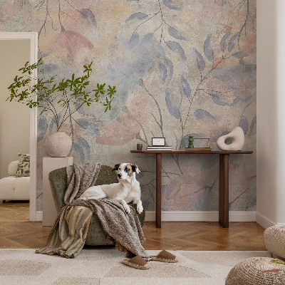 3D-Fototapete Abstrakte Blätter