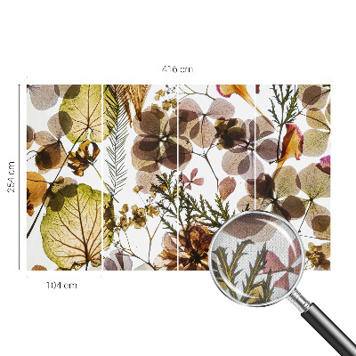 Fototapete in 3D-Optik Natürliche Zusammensetzung