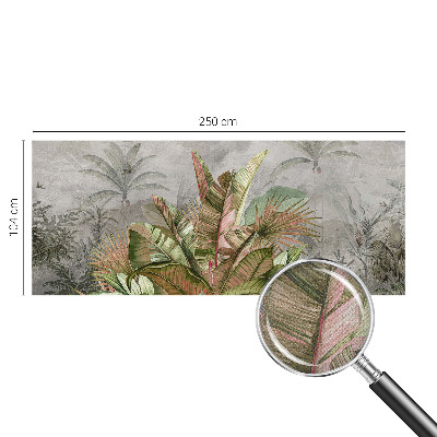 3D-Fototapete fürs Schlafzimmer Exotischer Dschungel