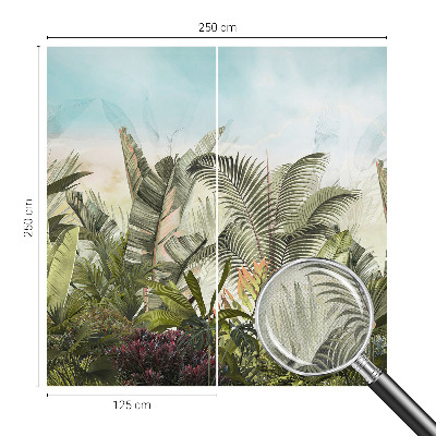 3D-Fototapete fürs Wohnzimmer Tropisches Paradies