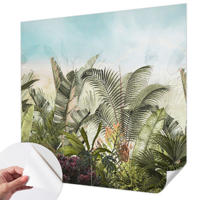 3D-Fototapete fürs Wohnzimmer Tropisches Paradies