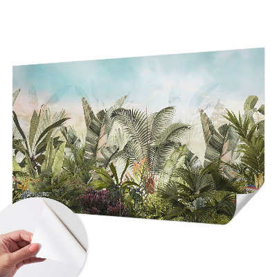 3D-Fototapete fürs Wohnzimmer Tropisches Paradies