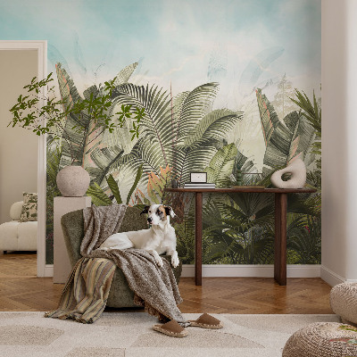 3D-Fototapete fürs Wohnzimmer Tropisches Paradies