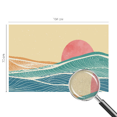 Moderne Fototapete nach Maß Meereswellen